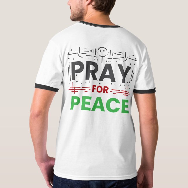 Pray For Peace T-Shirt (Back)