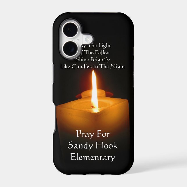 PRAY FOR SANDY HOOK ELEMENTARY IPHONE CASE (Back)
