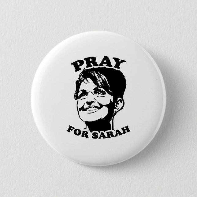 Pray for Sarah Pinback Button (Front)