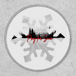 Pray for Snow Ski Patch