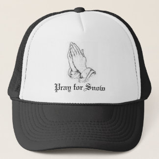 Pray for Snow Trucker Hat