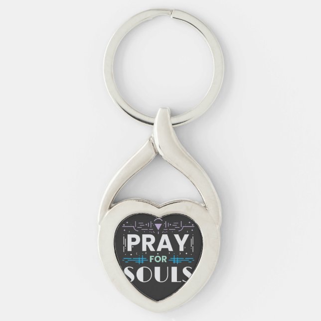 Pray for Souls Keychain (Front)