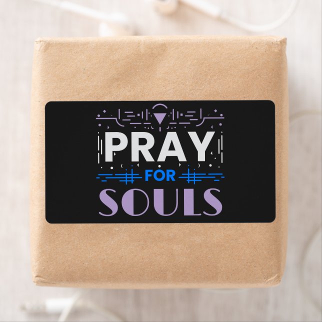 Pray for Souls Label (Insitu)