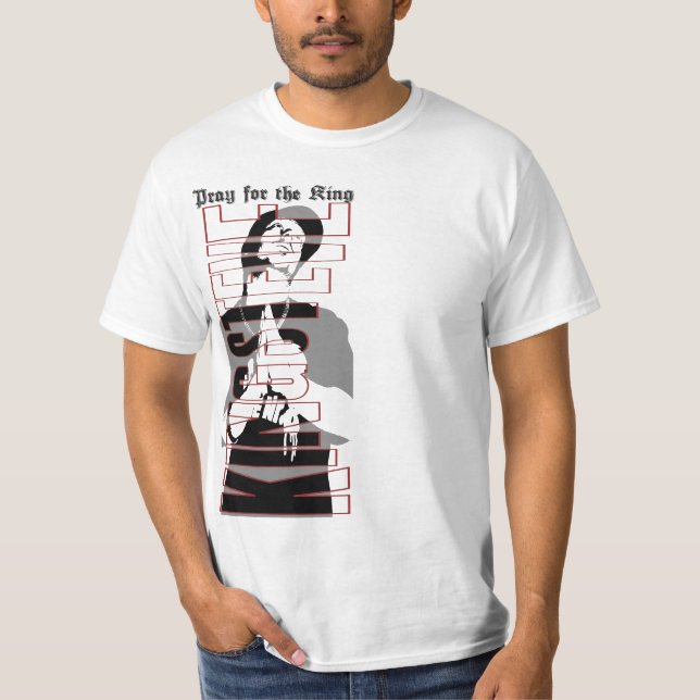 Pray for the King Old T-Shirt (Front)