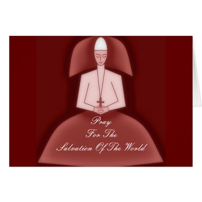 PRAY FOR THE SALVATION OF THE WORLD CARDS (Front Horizontal)