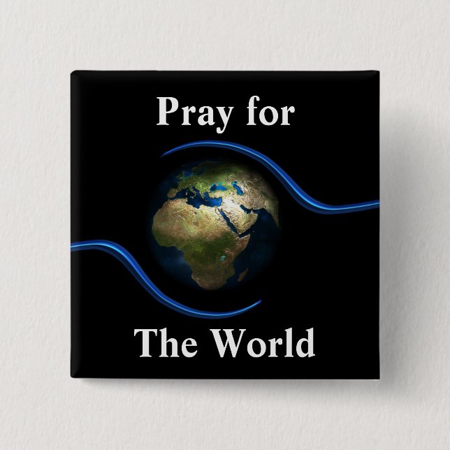 Pray for the World Button (Front)