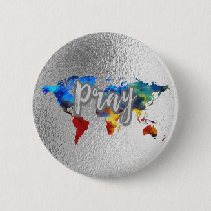 Pray for the World Button