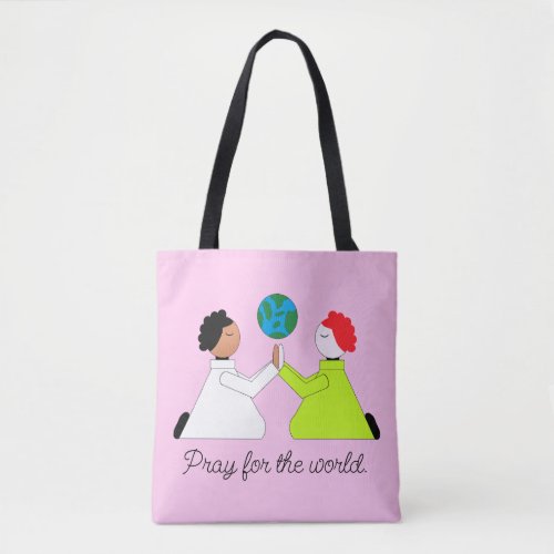 Pray for the World Tote Bag