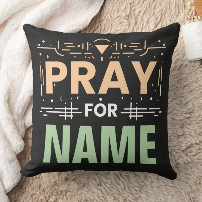 Pray For: Together in Solidarity Throw Pillow (Blanket)