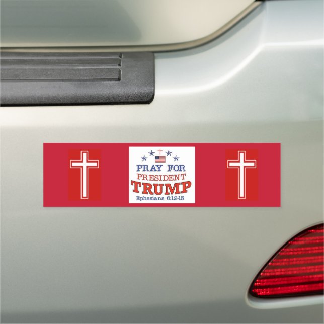PRAY FOR TRUMP Car Magnet (In Situ)