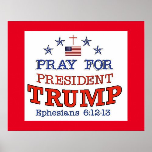 PRAY FOR TRUMP POSTER