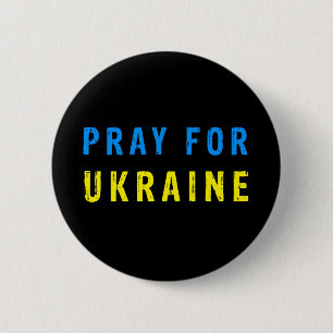 Pray for Ukraine Button