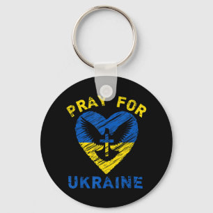 Pray for Ukraine   Keychain