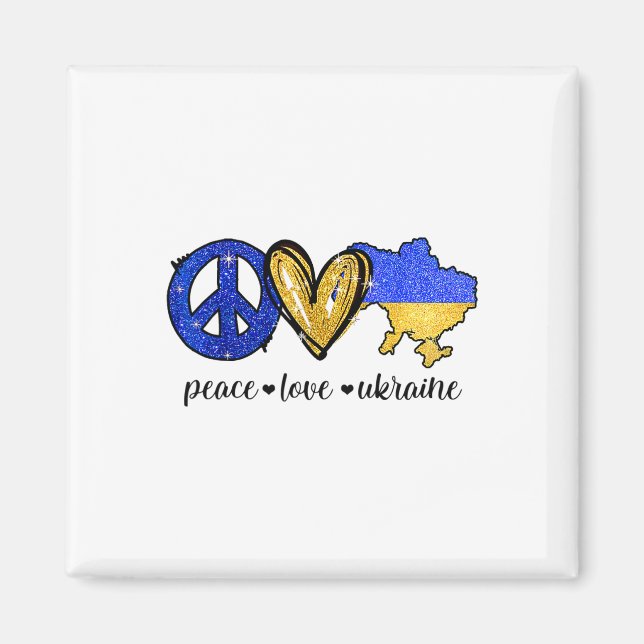Pray For Ukraine  Magnet (Front)