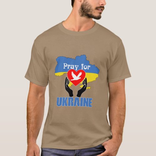 Pray for Ukraine _ Peace  Love T_Shirt