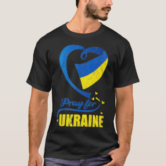 Pray For Ukraine Premium  T-Shirt