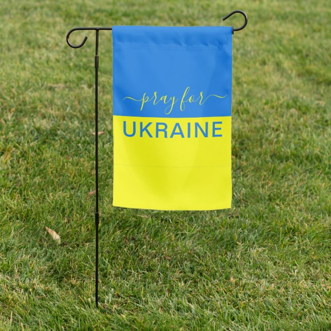 Pray For Ukraine Sign (In SItu)