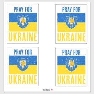 Pray for Ukraine Sticker