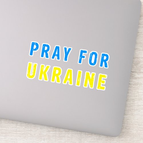 Pray for Ukraine Sticker