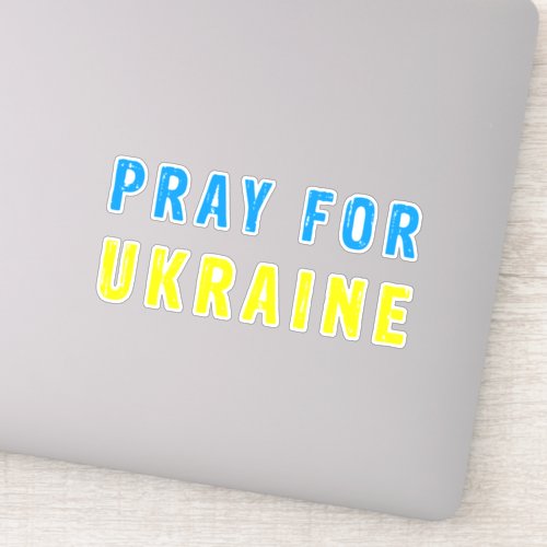 Pray for Ukraine Sticker