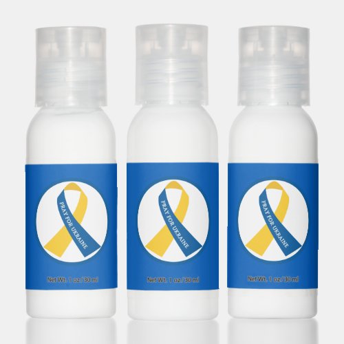 Pray for Ukraine Support Ribbon   Hand Lotion