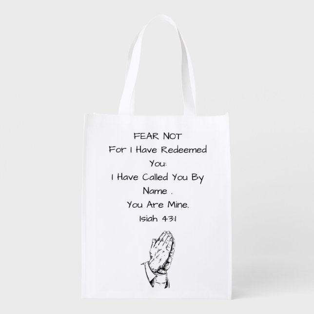 Pray  grocery bag (Back)
