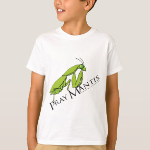 Pray Mantis green boys insect t-shirt