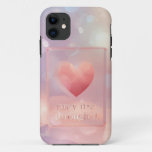 Pray Me Through It Heart Mobile Case