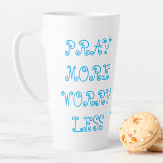 "Pray More, Worry Less" Inspirational Mug