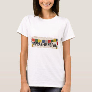 Pray Nepal Flags T-Shirt