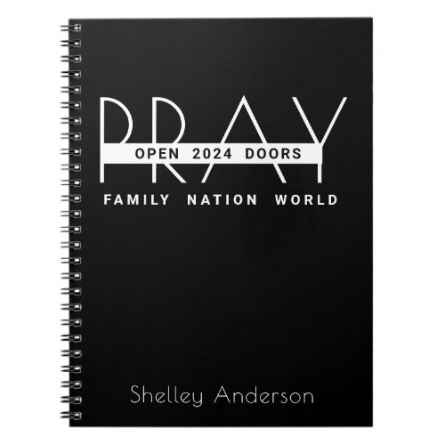 Pray Open Doors 2024 Notebook
