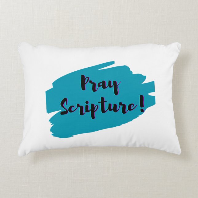 Pray Scripture Collection Pillow (Front)