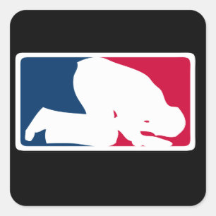Pray Square Sticker
