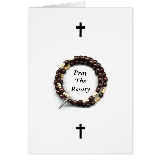Pray The Rosary Cards (Front)