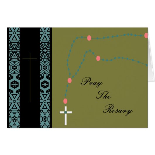 pray the rosary cards (Front Horizontal)