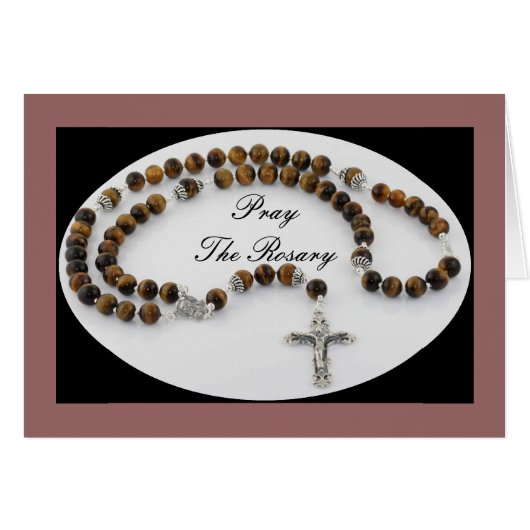 Pray The Rosary Cards (Front Horizontal)