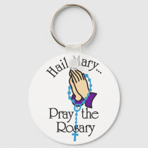 Pray The Rosary Keychain
