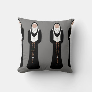 pray the rosary throw pillow
