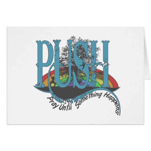 Pray Until Something Happens Cards (Front Horizontal)