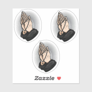 Pray with Komboskini Orthodox Sticker
