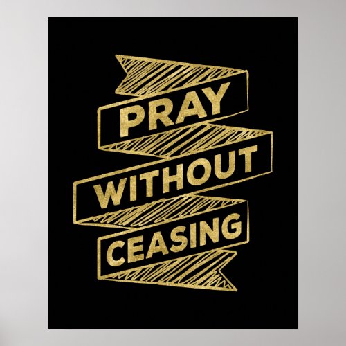 Pray Without Ceasing Art Print