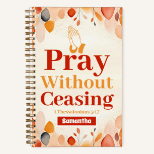 Pray without ceasing Boho Christian Journal