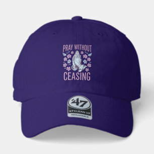 Pray Without Ceasing Floral Praying Hands Shirt_1 47 Brand Hat