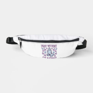 Pray Without Ceasing Floral Praying Hands Shirt_1 Fanny Pack