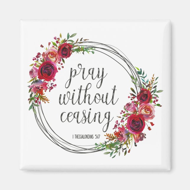 Pray Without Ceasing Magnet (Front)