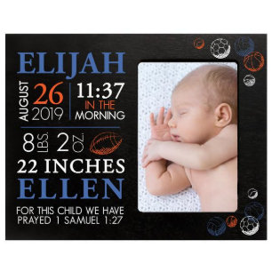 Prayed For This Child Sweet Black Picture Frame