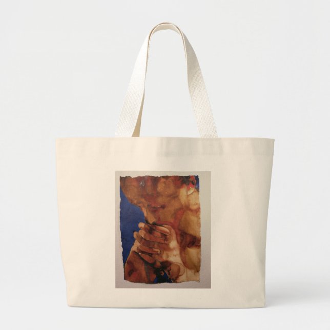 Prayer 1981 large tote bag (Front)