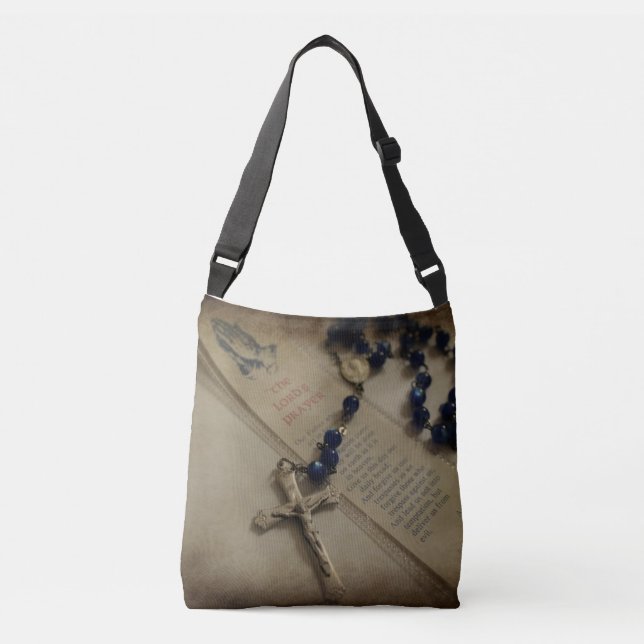 Prayer and Rosary Crossbody Bag (Front)