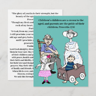 Prayer and scripture for Grandparents