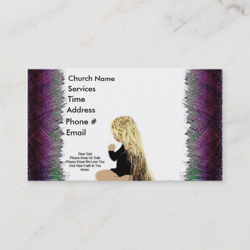 Prayer Business Card
